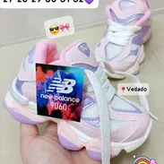 Tenis de niños y niñas NEW BALANCE 9060 ROSA Y LILA💕💜 - Img 55566606