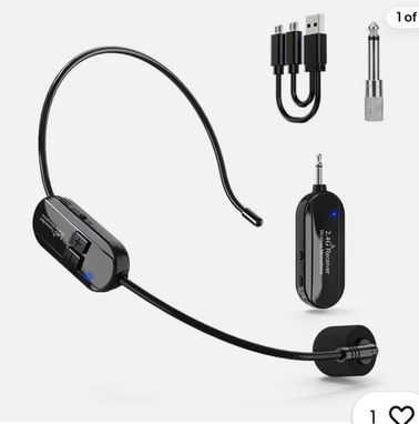 Micrófono Profesional de auriculares inalámbricos 2.4G - Img 88660516