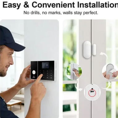 Sistema de alarma inalámbrico de 24 piezas con WiFi y 4G - Img 127345488