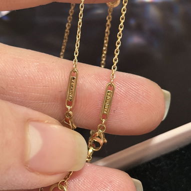 Hermosos set Pandora de Oro 14k con diamantes - Img 126058466