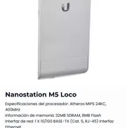 nano m5 loco nanostation m5 loco litebeam ubiquiti mikrotik equipos de redes antenas nano exterior tp link todo nuevo - Img 50396849