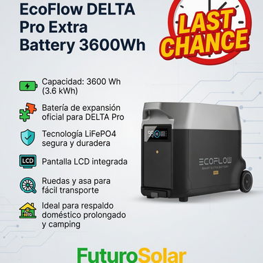EcoFlow DELTA Pro Extra Battery 3600Wh - Img 120237430