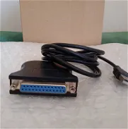 Cable Adaptador Conector de USB Macho a Puerto Paralelo Hembra DB25 DB-25 Pines - Img 45958079