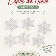 Copos de nieve para arbolito - Img 58139382