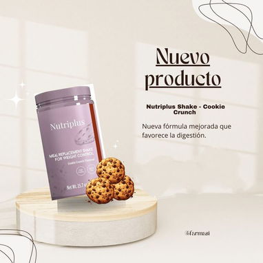 Batido Sustituto de Comida sabor galletas crujientes recién horneadas.De FARMASI 💯%natural - Img 125162502