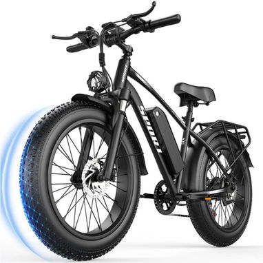 Bicicleta Eléctrica G29 1000W 2500W Peak 48V 25Ah 26 Fat Tire Negro 🔶 $1120 - 2/6