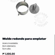 Vendo molde redondo de acero inoxidable para emplatar. - Img 55449196