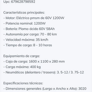 BICIMOTO TOPMAQ EVOLUTION 2026  ⚙️ CARACTERÍSTICAS  • 3000 W • 48 V  • 45 AH • Luces LED  • Alarma  • Bocina ( bluetooth - Img 123133587