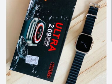 Relojes inteligentes T 10 ultra última generación alta gama súper buenos nuevos en su caja 📦 colores negros y color cre - Img 64687069