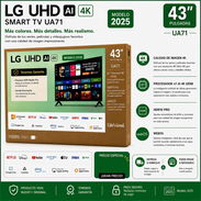 *SmartTV LG 43" UHD AI 4K* Modelo: *UA71 (2025)* - Img 56629762