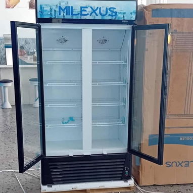 Exhibidora 20 pies Milexus Vertical Doble Puerta con cerradura Precio $1000 USD Transporte gratis. Garantía y factura. - Img 120896980