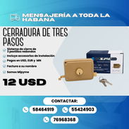 🔐✨ CERRADURA DE TRES PASOS S.P.C ✨🔐 💰 PRECIO: 12 USD 💰 🔹 Incluye 3 llaves 🗝️🗝️🗝️ - Img 57548267