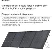 PANEL SOLAR ECOFLOW DE 200 W. NUEVO EN CAJA - Img 55548589