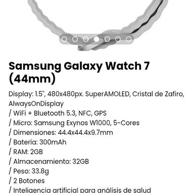 Samsung Galaxy Watch 7 (44mm). Nuevo con garantía - Img 102659683