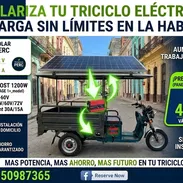 Servicio de instalación de panel solar a triciclo eléctrico - Img 57268322