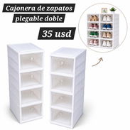 Cajonera de zapatos plegable doble - Img 57523673