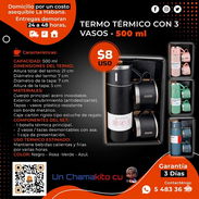 ☕ 8 ☕ TERMO TERMICO CON VASOS. MENSAJERÍA CON FACTURA Y GARANTÍA. TL 54833699 - Img 53915961