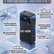 💥 POWER BANK 50000mAh –CARGA RÁPIDA 22.5W💥 - Img 55769294