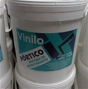 Tanqueta mediana de 2.5 galones o 10 litros de vinil blanco - Img 45683223