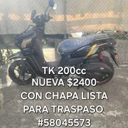 MOTO DE COMBUSTION UNISON TK 200cc. NUEVAS CON CHAPA, CIRCULACIÓN Y CERTIFICO EN MANO - Img 55753482