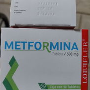 Vendo Metformina de 500mg caja de 40 tabletas - Img 47645571