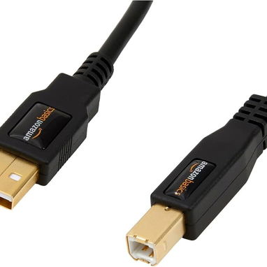 CABLE USB A a B.UTILIZADO PARA CONECTAR IMPRESORAS, ESCANERES, UPS, ETC. A LA PC.NUEVOS.GARANTIA. - Img 127242464
