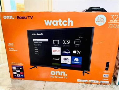 Smart TV Onn Roku 32 pulgadas. Con mensajería incluida - Img main-image-45862563