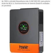 Inversor solar híbrido de 5kw marca PowMr ** - Img 55805509