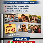 Convierte tus fotos en imanes personalizados de 53x80 mm - Img 55924756