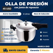 Olla de presión 6 litros sirve para todo tipo de cocina - Img 57533547