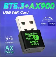 WiFi 6 AX900 Bluetooth 5.3 WiFi USB Adapter Wireless Dual Band 2.4G&5GHz Wi-Fi Antenna USB For PC/Laptop Win10/11 Driver - Img 49420955