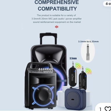 Micrófono Profesional de auriculares inalámbricos 2.4G_ - Img 124292528