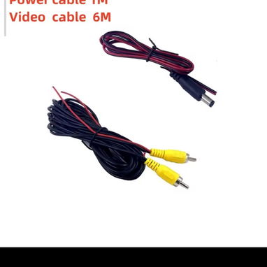 Arnes de cables para camarade marcha atrás solo el cable llegar y montar largo del carro, 6m - 5/5