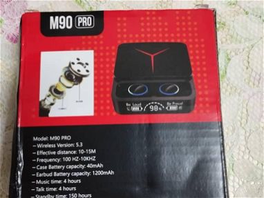 Audífonos inalámbricos M90 pro nuevos en caja - Img 65626360