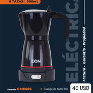 ☕ CAFETERA ELECTRICA 🔴ROJA ⚫NEGRA ⚪ACERO 🔴 EÓN ♦️6 TAZAS 💲 40 USD - Img 54392452