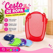 Cestos de ropa de malla en 2500 cup ( verde, morado y rojo ) - Img 57502588