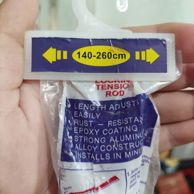 Cortinero para ducha, resistente - Img 119535001