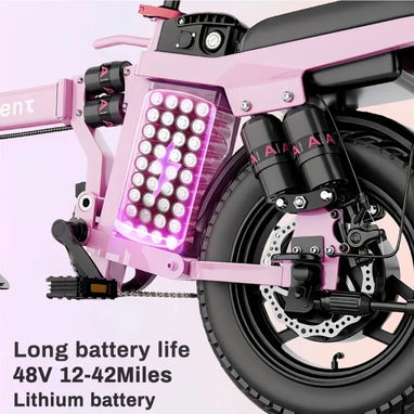Bicicleta eléctrica plegable 🍃 - 4/5