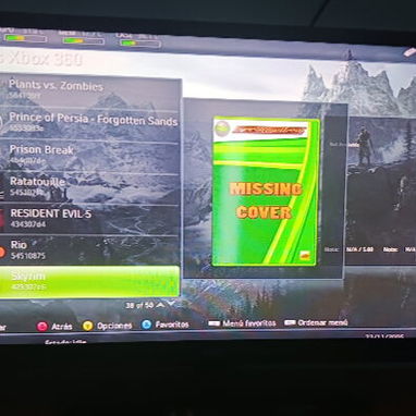 Xbox360 pirateado 250gb de almacenamiento,  47 juegos , 2 mandos - 4/6