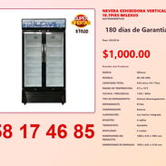 NEVERA EXHIBIDORA VERTICAL 19.7PIES MILEXUS - Img 54823804