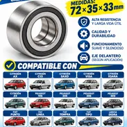 Rodamientos delanteros 72x35x33 de Fiat punto, tipo, Tempra, Peugeot 205, 106, Citroen saxo etc. - Img 45018941