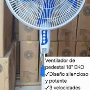 ventilador de pedestal 18 pulgadas eko. estamos en 10 de octubre tenemos mensajería - Img 55260816