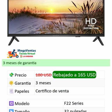 Tenemos TV de buena calidad y buen precio si está interesado escribir o llamar 👉🏾 - 4/6