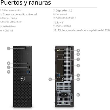Computadora PC Dell OptiPlex 5050 SFF - 3/4