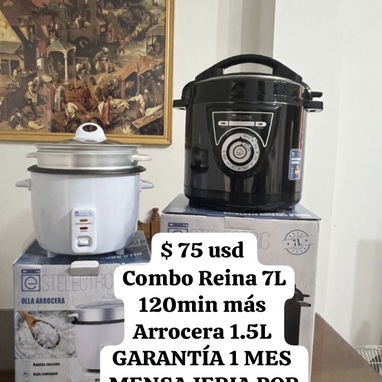 Olla Reina, Arrocera, Cafetera eléctrica, Tostadora, Batidora(COMBOS) - Img 125296656