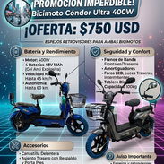 Bicimoto Eléctrica marca CONDOR ULTRA. 💵 PAGOS : $750 USD - Img 55538418