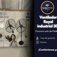 Ventilador Royal industrial 30" Funciona solo de Pedestal Precio:130 usd 1 mes de garantía - Img 55230040