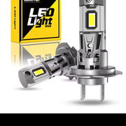 Pareja de bombillos LED socket H7 tecnología CSP, fan interno , 12V, 120W, 22000 lumens (50 USD) - Img 51353579