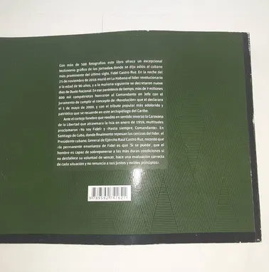 LIBRO CON 500 FOTOS SOBRE EL TRASLADO DE LOS RESTOS DE FIDEL de uso - Img 82099046