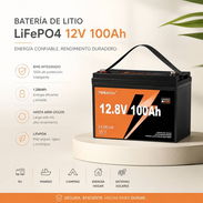 🔋BATERÍA YB&JADN LiFePO4 12 V 100 AH🔋 - Img 57786728